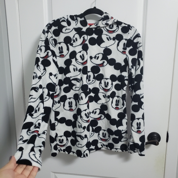 DISNEY Mickey Mouse Fleece Footed Pyjamas Set - Picture 3 of 13